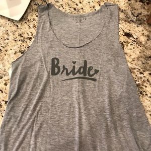 Bride tank! Size large